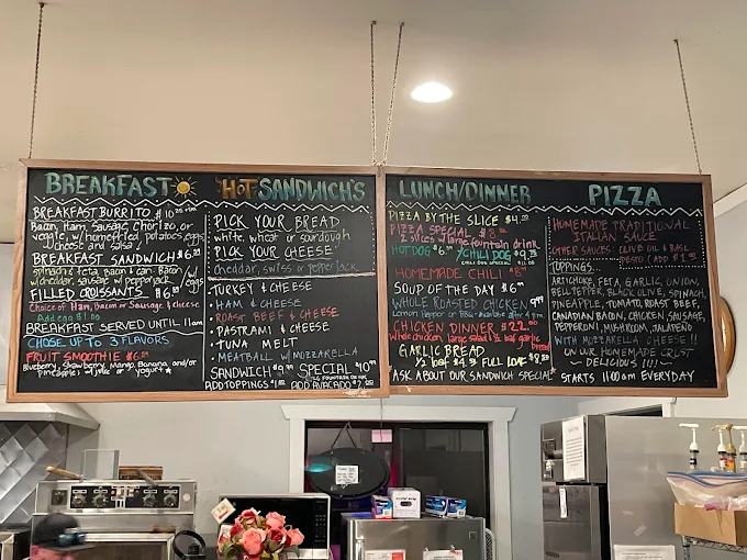 Crowley Lake General Store menu 1